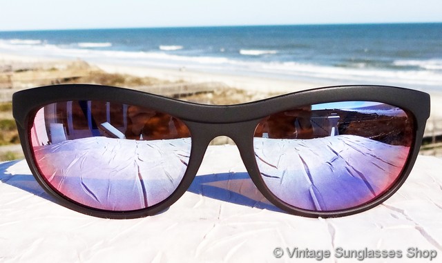 Revo 870 001 Executive Wrap Stealth Mirror Sunglasses